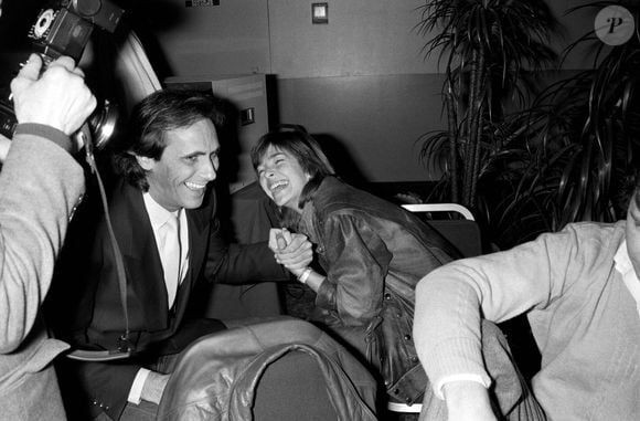 Philippe Lavil et Véronique Jannot sont invites à l'émission "Le Grand Echiquier" en 1983.