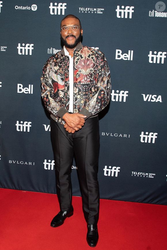Tyler Perry au photocall du film "Sidney" lors de la 47e édition du Festival International du Film de Toronto (TIFF), le 10 septembre 2022. Backgrid USA / Bestimage