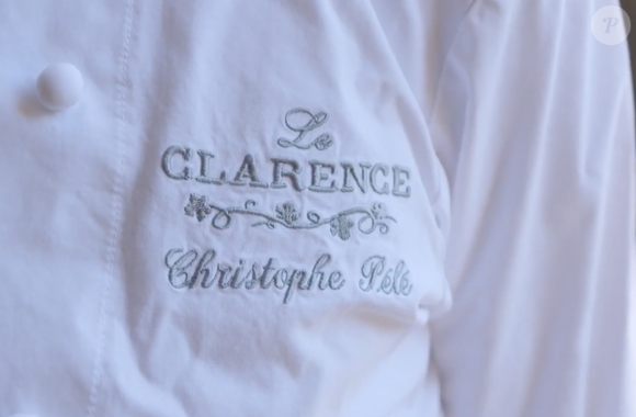 Christophe Pelé dans son restaurant Le Clarence à Paris