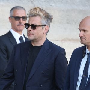 Benjamin Biolay - Obsèques de Nathalie Baye en l'église Saint-Sulpice à Paris le 23 avril 2026. © Dominique Jacovides - Coadic Guirec / Bestimage