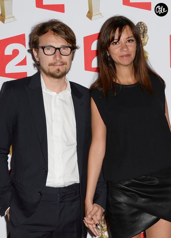 Lorant Deutsch et Marie-Julie Baup (Bijoux Van Cleef & Arpels) - La 26e nuit des Molières aux Folies Bergère à Paris, le 2 juin 2014. ©Bestimage