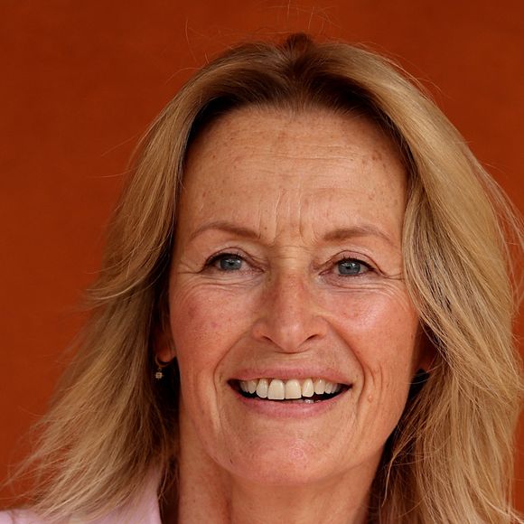 Estelle Lefébure au photocall du village lors des Internationaux de France de Tennis de Roland Garros 2026, à Paris, France, le 29 mai 2026. © Dominique Jacovides/Bestimage