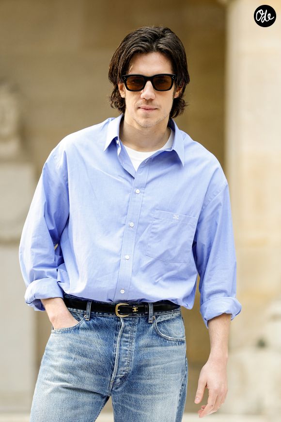 Abraham Wapler au photocall du défilé Céline Collection Femme Prêt-à-Porter Automne/Hiver 2026-2027 lors de la Fashion Week de Paris (PFW) à l'Institut de France, à Paris, France, le 7 mars 2026. © Olivier Borde/Bestimage