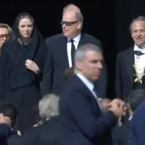 Charlene de Monaco aux obsèques du pape François, le 26 avril 2025.