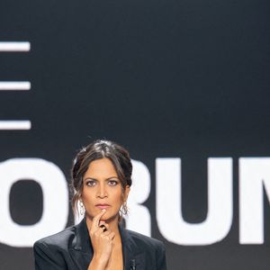 Le ministre du Travail, de l'Emploi et de l'Intégration Olivier Dussopt assiste à l'émission FORUM BFMTV présentée par Aurélie Casse à Paris, France, le 19 janvier 2023. Photo par Quentin Veuillet/ABACAPRESS.COM