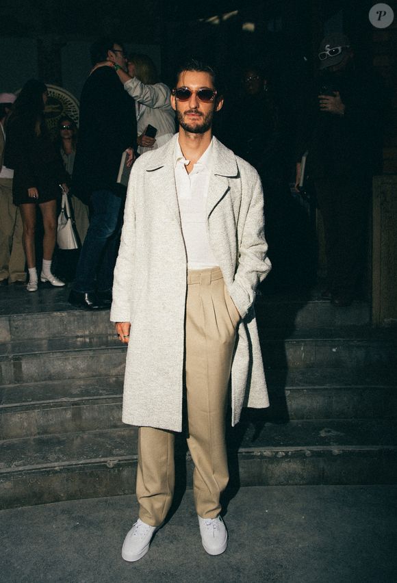 Pierre Niney au défilé Lacoste prêt à porter printemps / été 2025 lors de la fashion week à Paris le 1er octobre 2024.

© Sam Delpech / Bestimage