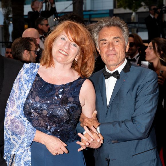 Muriel Mayette-Holtz et son mari Gérard Holtz - Montée des marches du film « Mascarade » lors du 75ème Festival International du Film de Cannes. Le 27 mai 2022
© Cyril Moreau / Bestimage