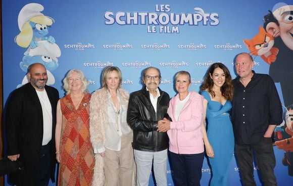 Depuis la mort de Peyo, sa fille Véronique Culliford, son fils Thierry et désormais son petit-fils Nicolas Tytgat gèrent l’empire des Schtroumpfs à Bruxelles.

Jérôme Commandeur, Veronique Culliford, Patricia Kaas, Gérard Hernandez, Dorothée, Sofia Essaïdi et François Damiens - Avant-première parisienne du film "Les Schtroumpfs" au cinéma le Grand Rex à Paris le 6 juillet 2025. 
© Coadic Guirec / Bestimage
