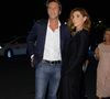 Le prince Emmanuel Philibert de Savoie et Clotilde Courau (princesse de Savoie) - Arrivées des people à la soirée "Vogue 50 Archive" lors de la fashion week de Milan. Le 21 septembre 2014 SGP / BESTIMAGE