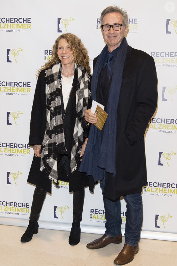 Thierry Lhermitte et sa femme Hélène - People au concert du 13ème Gala 2018 de l'Association pour la Recherche sur Alzheimer à la salle Pleyel à Paris le 12 février 2018. © Coadic Guirec-Pierre Perusseau/Bestimage