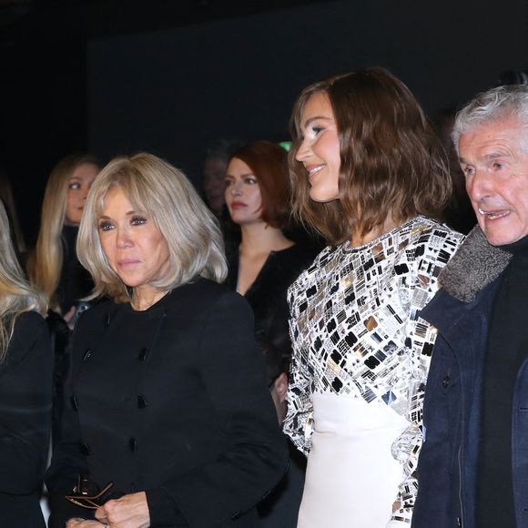 Sylvie Vartan, Brigitte Macron et Claude Lelouch - Célébrités au Défilé de Mode Stéphane Rolland, Collection Haute Couture Printemps / Été 2025, dans le cadre de la Fashion Week de Paris, France, le 27 Janvier 2025. 

© Bertrand Rindoff / Bestimage