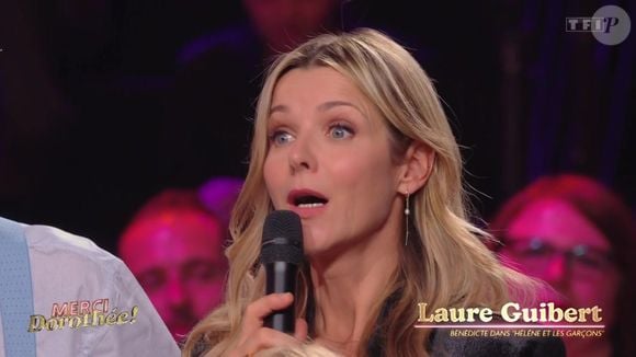 Laure Guibert lors du prime baptisé Merci Dorothée ! diffusé le vendredi 24 janvier 2025 sur TF1.