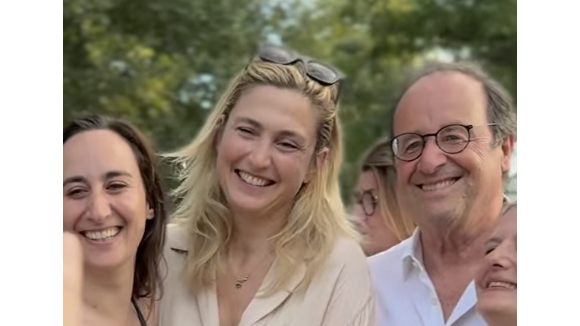 Moment de fête et de détente pour François Hollande et sa femme Julie Gayet surpris en plein festival