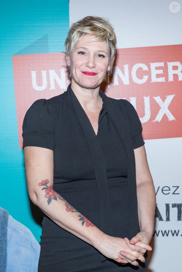 Maïtena Biraben - Vente aux enchères au profit de la campagne "Guérir le cancer de l'enfant" au Pavillon Ledoyen à Paris le 13 février 2018. Photo par CYRIL MOREAU / BESTIMAGE
