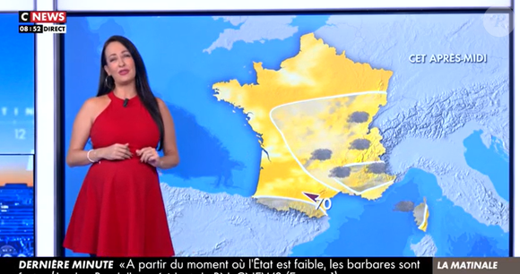 Alexandra Blanc quitte CNews quelques mois pour congé maternité.