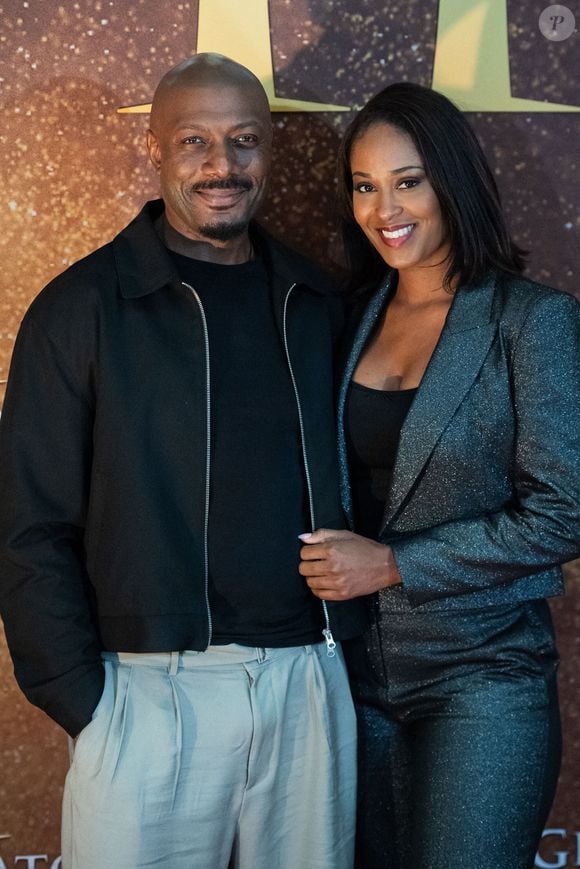 Harry Roselmack et Jennifer Galap assistent à la projection spéciale de Gladiator II à Paris au Pathe Palace à Paris, France, le 10 novembre 2024. Photo par Aurore Marechal/ABACAPRESS.COM