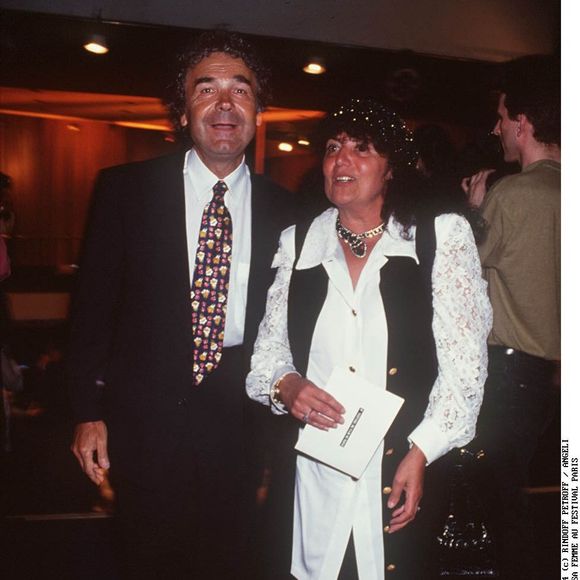 Archives - Pierre Perret et sa femme Rebecca (Simone Mazaltarim). © BERTRAND RINDOFF PETROFF / BESTIMAGE