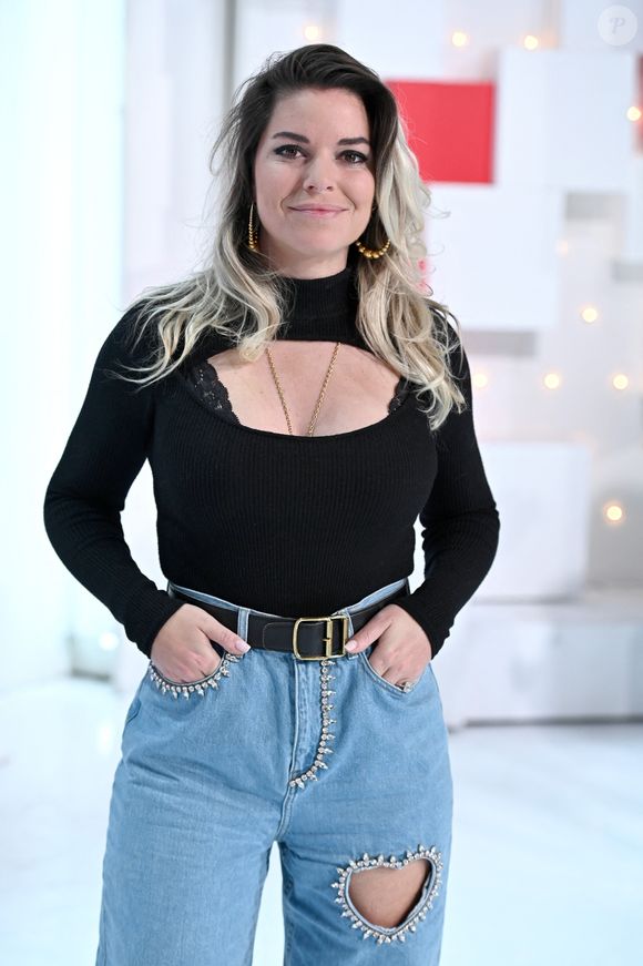 Exclusif - Sophie Tapie - Enregistrement de l'émission "Vivement Dimanche prochain" présentée par M.Drucker et diffusée le 1er mai sur France 2. Le 16 avril 2022. © Guillaume Gaffiot / Bestimage