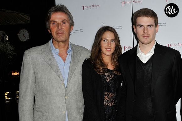 Dominique Desseigne et ses enfants Joy et Alexandre - Photocall de la 2eme soiree d'inauguration du restaurant de 'La Petite Maison Nicoise' a l'hotel Fouquet's Barriere a Paris le 22 Janvier 2013.