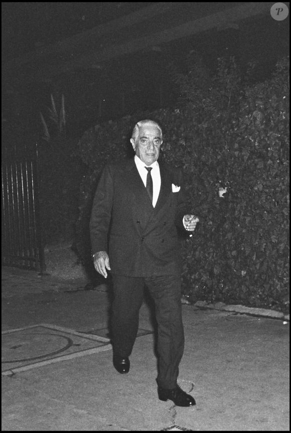 Archives - Aristote Onassis sortant de chez Maria Callas en 1972.
Crédit : AGENCE / BESTIMAGE