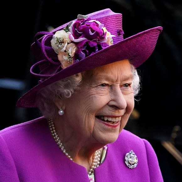 La reine Élisabeth II après l'ouverture officielle du nouveau musée des Argyll and Sutherland Highlanders au château de Stirling, dans le cadre de son traditionnel voyage en Écosse pour la semaine du Holyrood. Stirling, Écosse, Royaume-Uni, le mardi 29 juin 2021.  Photo par Andrew Milligan/PA Wire /ABACAPRESS.COM
