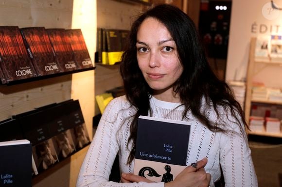 Lolita Pille lors du festival du livre Paris 2022 au Grand Palais Ephémère le 23 avril 2022.

© Cédric Perrin / Bestimage