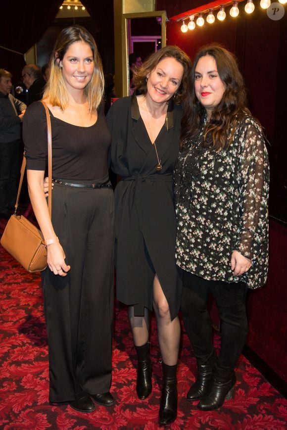Fanny Leeb, Cendrine Dominguez présente Michel Leeb se produit dans son One Man Show 'Michel Leeb - 40 Ans' au Théâtre du Casino de Paris le 14 décembre 2017. Photo by Nasser Berzane/ABACAPRESS.COM