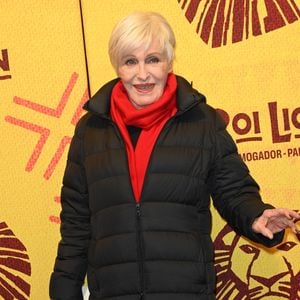 Nicole Croisille - People lors de la générale de la comédie musicale "Le Roi Lion" au théâtre Mogador à Paris le 11 novembre 2021. © Coadic Guirec/Bestimage