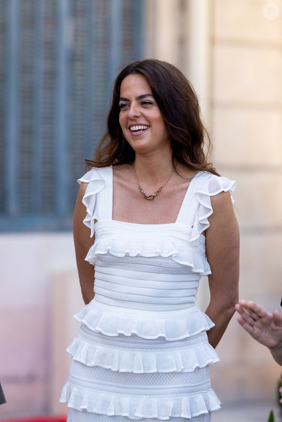 Anouchka Delon lors de l'inauguration de la 21ème édition de l’exposition Cannes fait le mur , France, le 14 mai 2025.

© Jacovides-Moreau/Bestimage