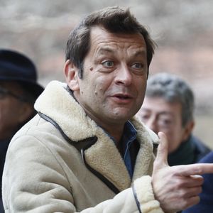 Laurent Mariotte lors des obsèques de Jean-Luc Petitrenaud dans l'église Saint-Pierre-du-Gros-Caillou à Paris, le 17 janvier 2025.
© Christophe Clovis/Bestimage