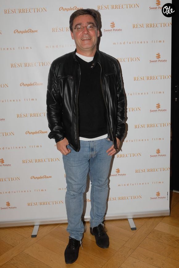 Manu Joucla à la première de "Résurrection" à la SACD (Société des Auteurs et Compositeurs Dramatiques) à Paris, le 25 octobre 2018.

© CVS/Bestimage
