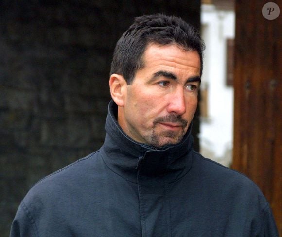 Archives - Luc Alphand aux obsèques de Régine Cavagnoud à La Clusaz. GIRY-JACOVIDES / BESTIMAGE