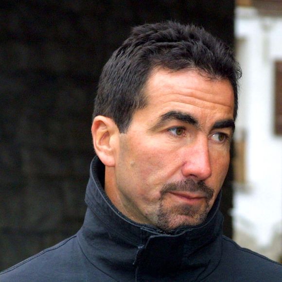 Archives - Luc Alphand aux obsèques de Régine Cavagnoud à La Clusaz. GIRY-JACOVIDES / BESTIMAGE