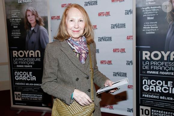 Exclusif - Nathalie Baye - Générale de la pièce "Royan, la professeur de Français" au théâtre de Paris le 17 avril 2024. © Borde / Rindoff / Bestimage