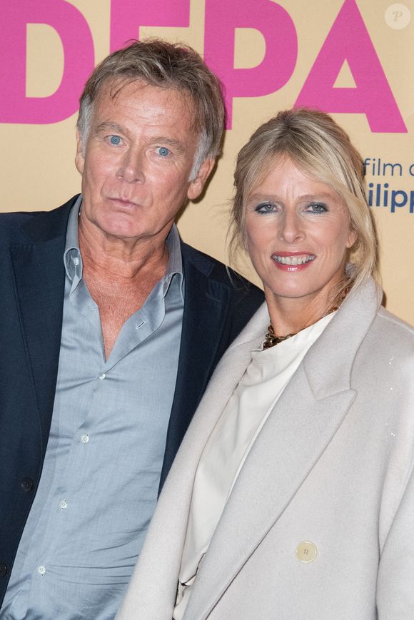 Franck Dubosc et Karin Viard assistent à l'avant-première de Nouveau Depart à l'UGC Cine Cite les Halles à Paris, France, le 18 septembre 2023.