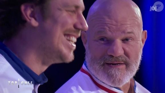 Philippe Etchebest en larmes face à Charles après son élimination de "Top Chef 2025", épisode du 4 juin, sur M6