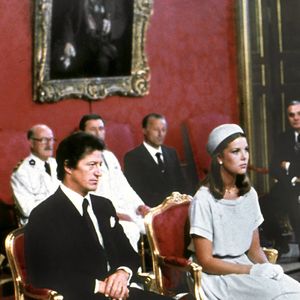 Mariage de la princesse Caroline de Monaco et de Philippe Junot à Monte-Carlo, Monaco, le 29 juin 1978. Le couple sans enfant a divorcé le 9 octobre 1980. Photo by Ossinger/DPA/ABACAPRESS.COM