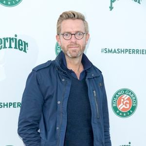Alexandre Delpérier - Evénement "Smash Perrier" du deuxième étage de la Tour Eiffel au Champ-de-Mars à Paris le 8 juin 2017. © Pierre Perusseau/Bestimage