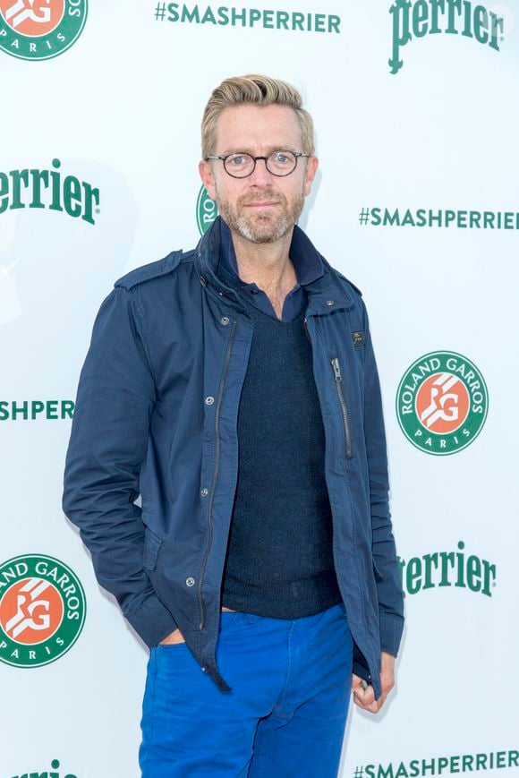 Alexandre Delpérier - Evénement "Smash Perrier" du deuxième étage de la Tour Eiffel au Champ-de-Mars à Paris le 8 juin 2017. © Pierre Perusseau/Bestimage