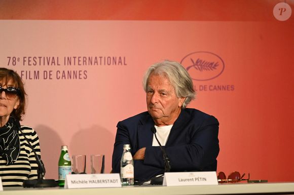 Mais aussi de films d'auteur, comme le premier film de Christophe Honoré, "17 fois Cécile Cassard". 

Laurent Petin en conférence de presse pour Nouvelle Vague" lors du 78ème Festival International du Film de Cannes, France, le 18 mai 2025. © Valentina Claret/Pool/Bestimage