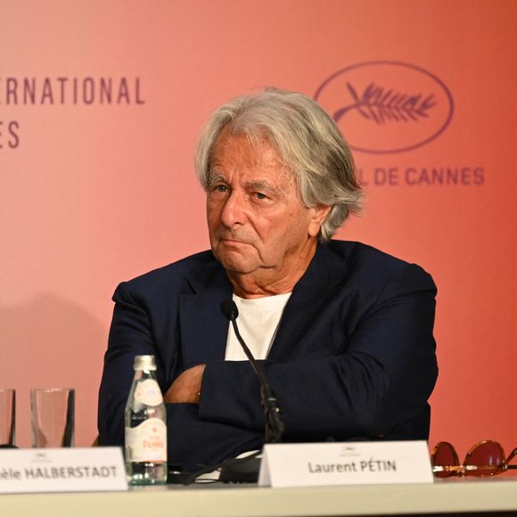 Mais aussi de films d'auteur, comme le premier film de Christophe Honoré, "17 fois Cécile Cassard". 

Laurent Petin en conférence de presse pour Nouvelle Vague" lors du 78ème Festival International du Film de Cannes, France, le 18 mai 2025. © Valentina Claret/Pool/Bestimage