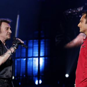 Exclusif - David Hallyday - Johnny Hallyday en concert au POPB de Bercy a Paris - Jour 2 de la tournee "Born Rocker Tour". Le 15 juin 2013 (Borde-Corlouer-Jacovides-Moreau / Bestimage).