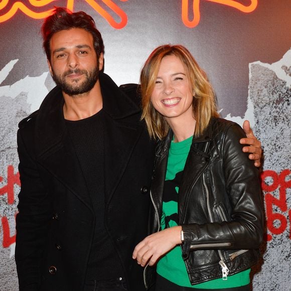 Maxim Nucci et sa compagne Isabelle Ithurburu - Avant-première du film "Rock'n Roll" au Pathé Beaugrenelle à Paris le 13 février 2017. © Coadic Guirec / Bestimage