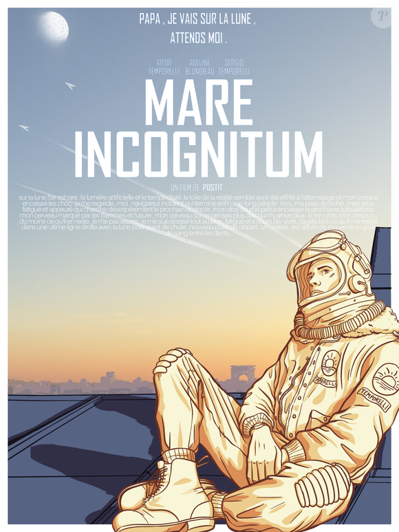 Le jeune homme y explique notamment qu'il est devenu créateur de jeux vidéos et peintre, à ses heures.

Dessin d'Aïtor Temporelli, le fils d'Adeline Blondieau. 
Instagram @mr.postit