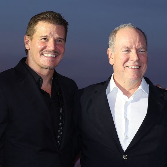de nombreuses personnalités ont répondu présentes pour l'événement.

David Boreanaz et le prince Albert II de Monaco lors de la soirée du 65e anniversaire du Festival de télévision de Monte-Carlo au Monte-Carlo Bay, le 15 juin 2026.

© Denis Guignebourg / Bestimage