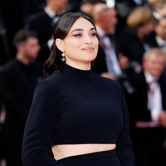 Camélia Jordana - Montée des marches de la cérémonie de clôture du 78ème Festival International du Film de Cannes, au Palais des Festivals à Cannes. Le 24 mai 2025
© Jacovides-Moreau / Bestimage
