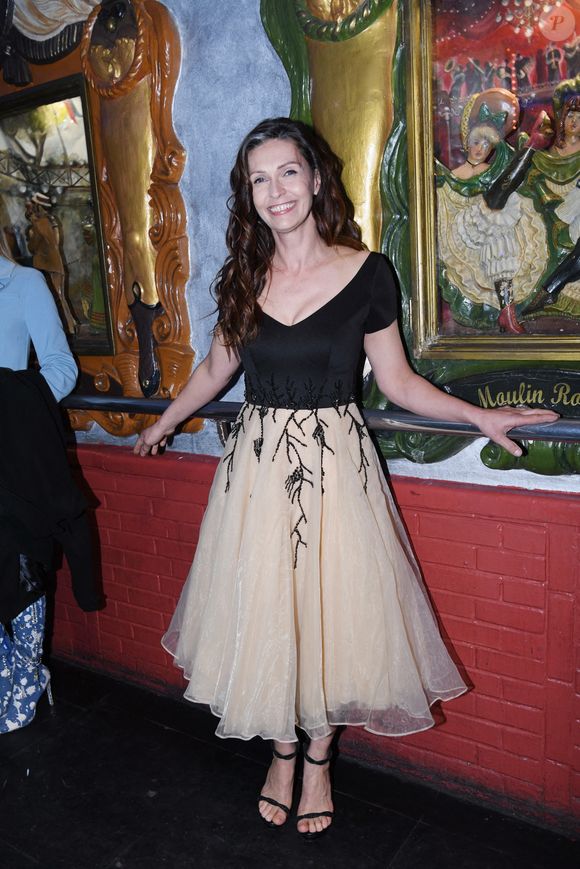 Adeline Blondieau au défilé Christophe Guillarmé prêt-à-porter automne-hiver 2023/2024 lors de la Fashion Week de Paris (PFW) au Balajo à Paris le 1er mars 2023. © Rachid Bellak / Bestimage