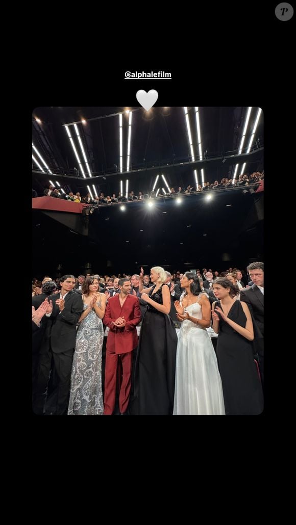 Post de Leïla Bekhti en soutien au film dans lequel joue son mari Tahar Rahim, "Alpha", présenté au Festival de Cannes