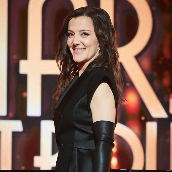 Exclusif - Camille Lellouche lors de l’enregistrement de l’émission “Les stars s’unissent pour le Sidaction” au théâtre Marigny à Paris, France, le 11 mars 2025. L’émission sera diffusée en prime le 22 mars sur France 2. © Guirec-Moreau/ Bestimage