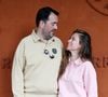 Jean-François Piège et sa femme Elodie au village lors des Internationaux de France de tennis de Roland Garros 2024, à Paris, France, le 1er juin 2024. © Jacovides-Moreau/Bestimage